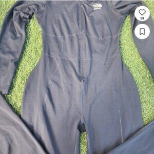 skimsxnorthface Black body suit